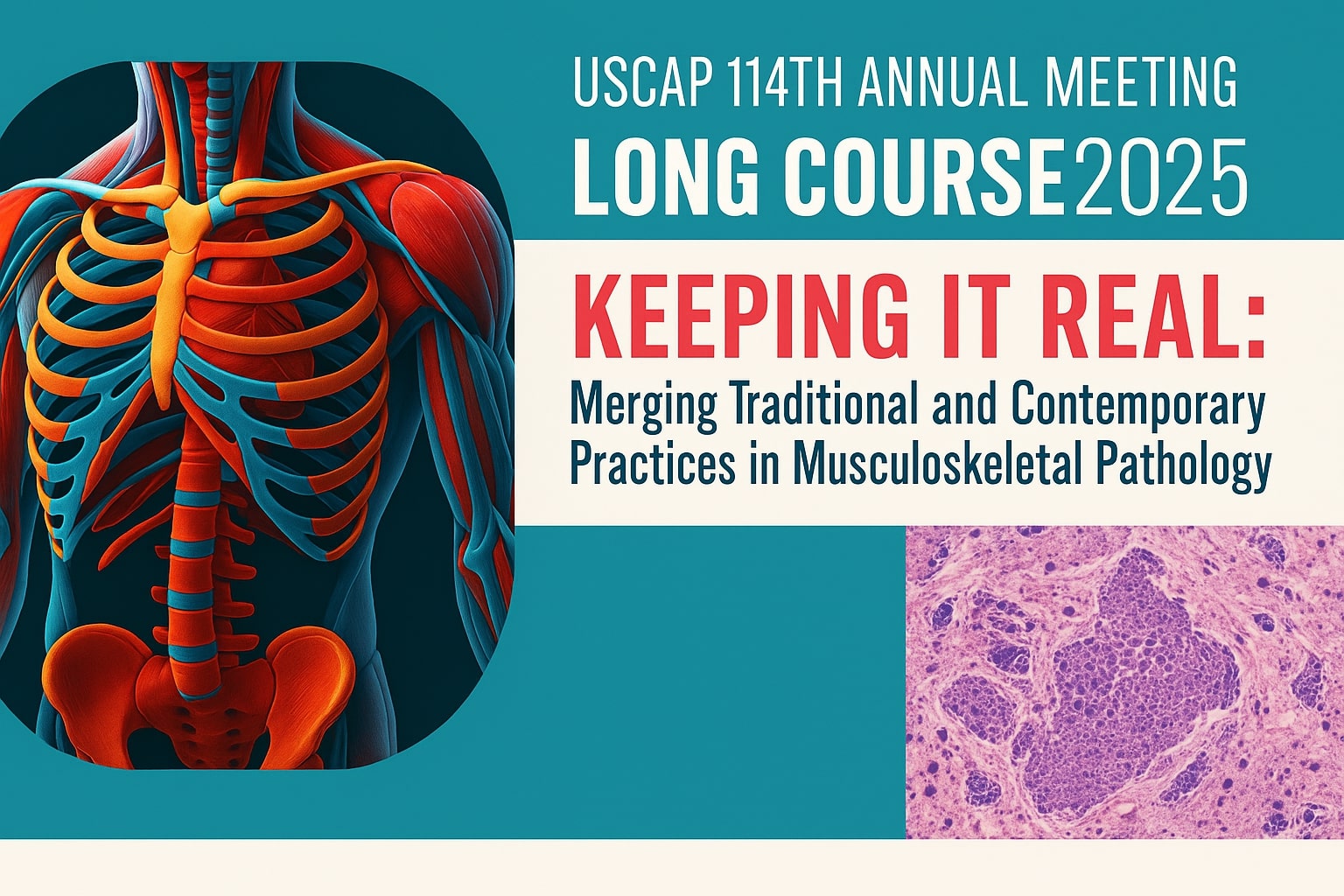 2025 USCAP Annual Meeting Long Course: Keeping it Real: Merging Traditional and Contemporary Practices in Musculoskeletal Pathology