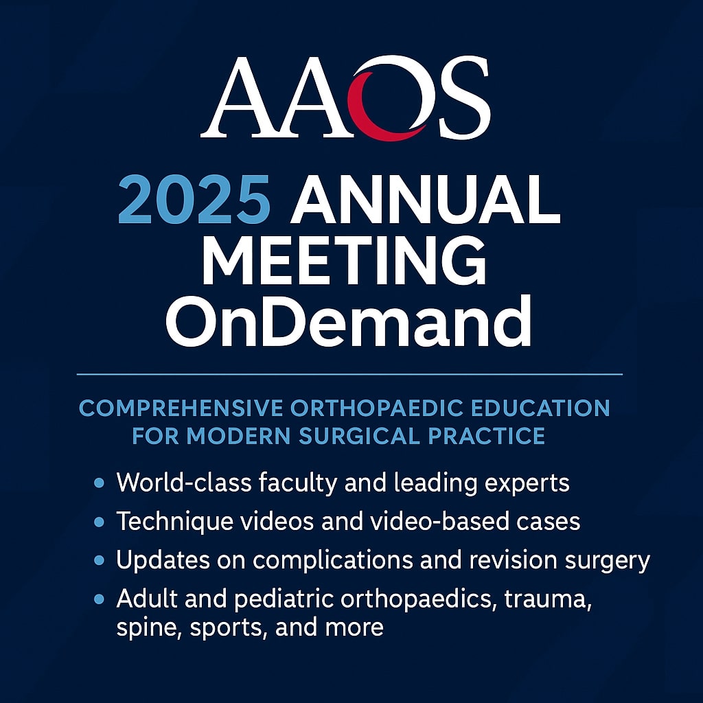AAOS 2025 Annual Meeting on Demand