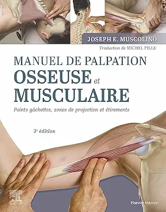 Manuel de palpation osseuse et musculaire: Points gâchettes, zones de projection et étirements (French Edition), 3e édition (True PDF from Publisher)