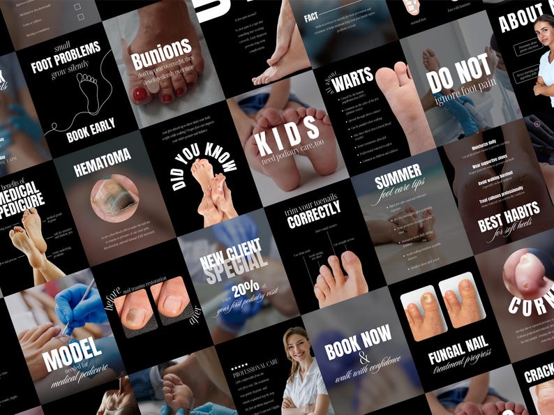 The Ultimate Orthopedic Clinic Social Media Kit | 100+ Fully Editable Canva Templates for Medical Professionals - Image 3