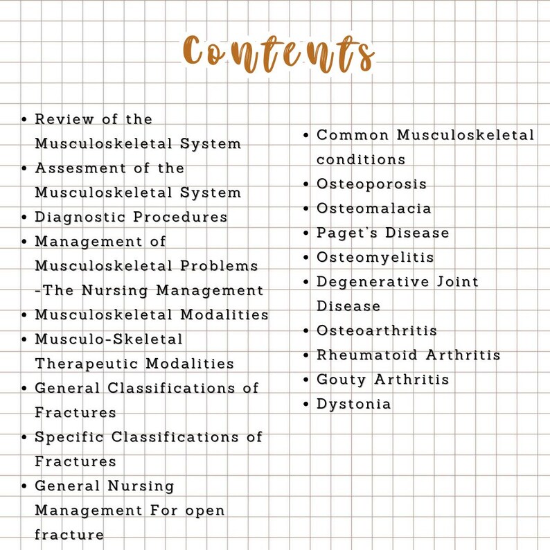Orthopedic Nursing Study Notes - Image 5