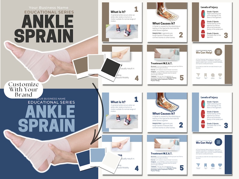 Orthopedic Injuries Instagram Video Templates for Therapists (Canva) - Image 5