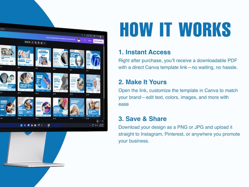 The Ultimate Orthopedic Clinic Social Media Kit | 100+ Fully Editable Canva Templates for Medical Professionals - Image 4